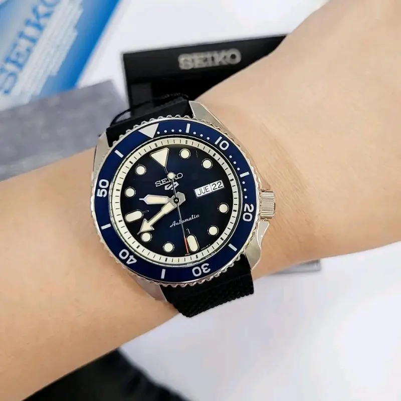 Seiko 5 Sports Automatic Blue Dial Men's Watch- SRPD71K2